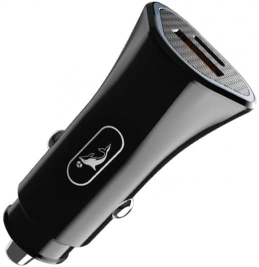 Автомобільний зарядний пристрій SkyDolphin SZ16 PD+QC3.0 2USB, 3.1A Black (SDAZP-000090)