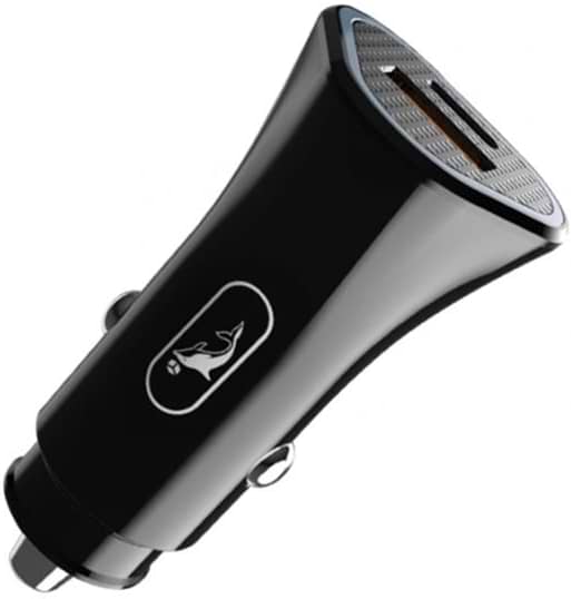 Автомобільний зарядний пристрій SkyDolphin SZ16L PD+QC3.0 2USB, 3.1A Black (SDAZP-000088)+кабель Lightning