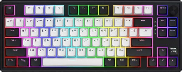 Фото - Клавиатура беспроводная игровая Hator Skyfall 80 MAG ULTIMA 8K (HTK3880UA) black-white