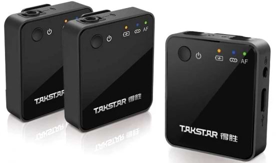 Мікрофон для відеокамери Takstar V1 Dual Wireless Video Microphone for Apple - Фото 1