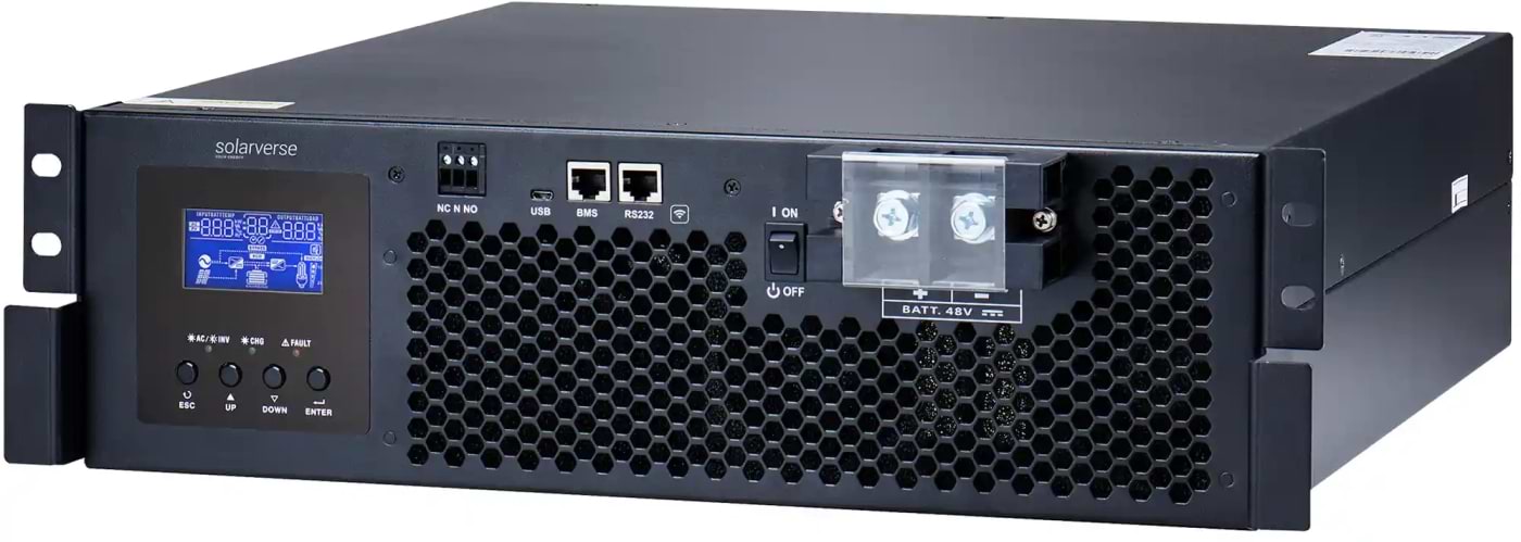 Инвертор автономный солнечный Solarverse Ampere Rack (1ф, 5kW 48V) (SV5048UPSR)