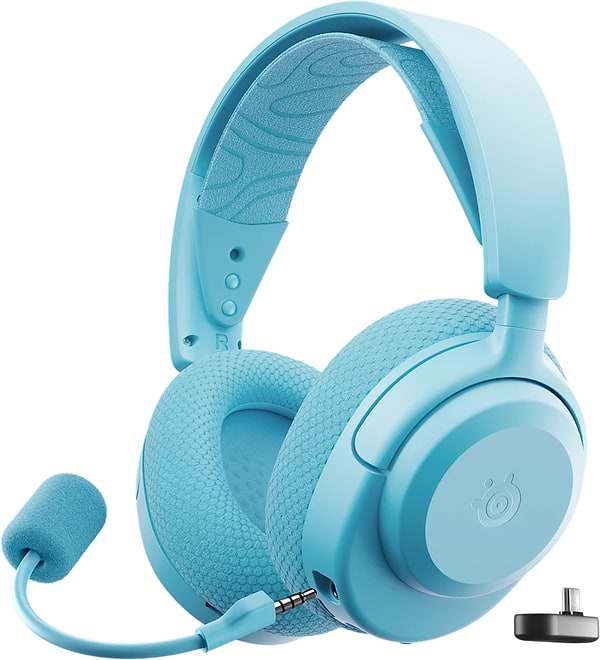 Фото - Гарнітура бездротова ігрова SteelSeries Arctis Nova 3P Wireless MultiPlatform Aqua (61688)