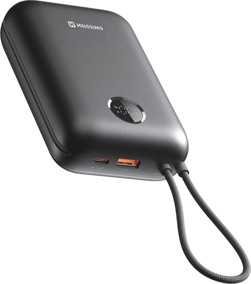 Батарея мобільна Swissten VOLTBOX 30000 mAh 30 Вт PD Type-C/Lightning Black (8595217490574) - Фото 1