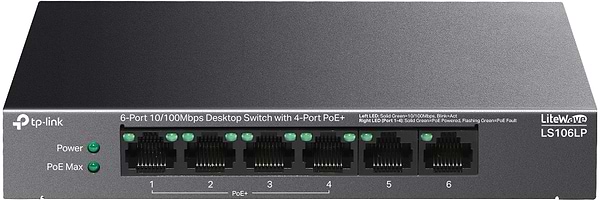 Фото - Коммутатор локальної мережі (Switch) TP-Link LS106LP