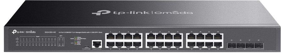 Коммутатор локальної мережі (Switch) TP-Link SG3428X-M2 - Фото 1