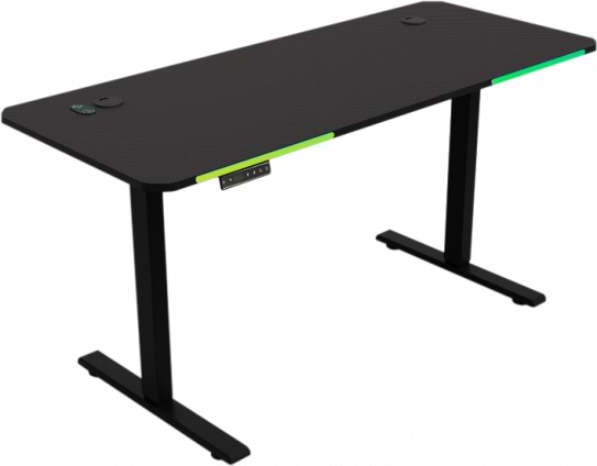 Стіл комп'ютерний GT Racer T-S 1438 (140x60x73-118) Black