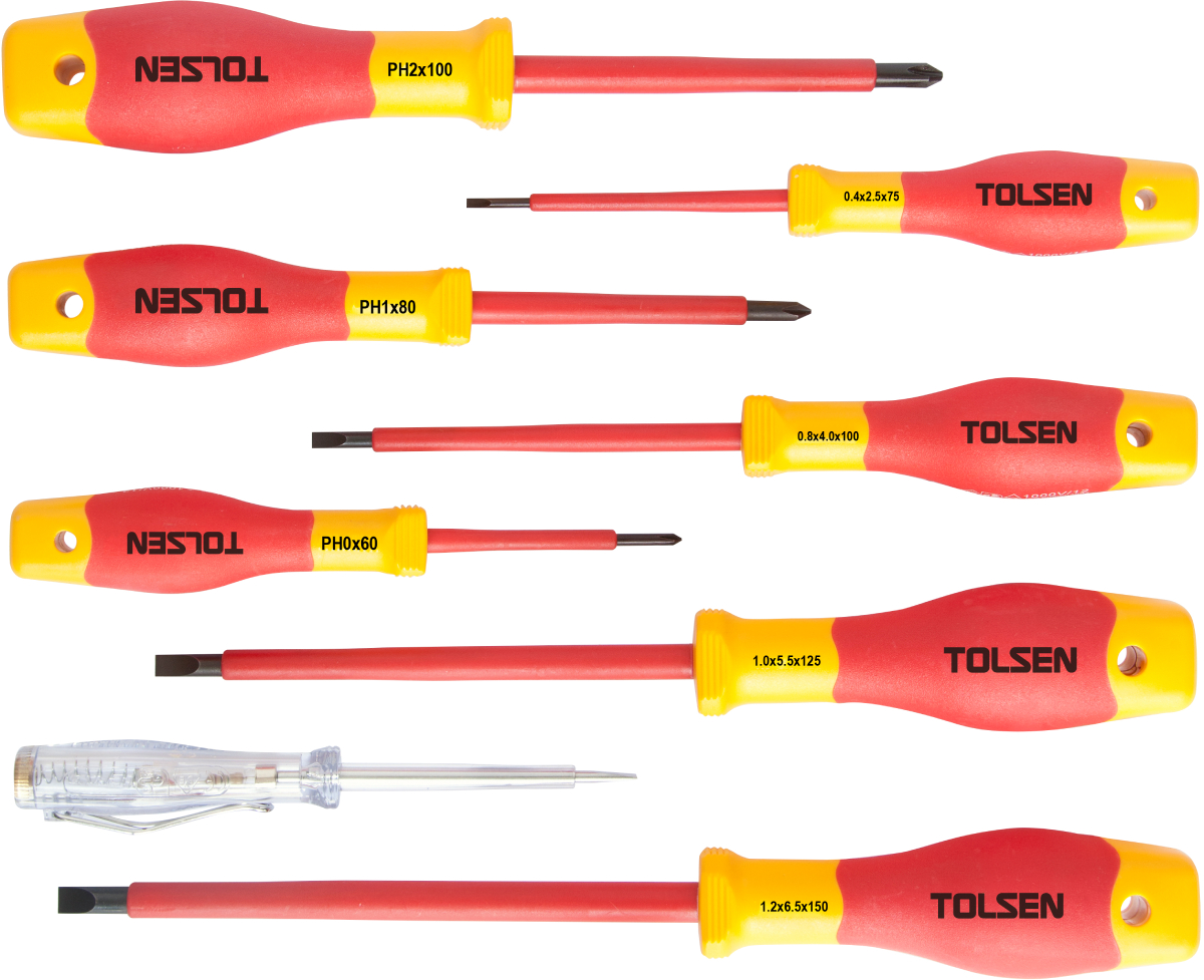 Набір викруток Tolsen Premium 8 шт. (V32408)