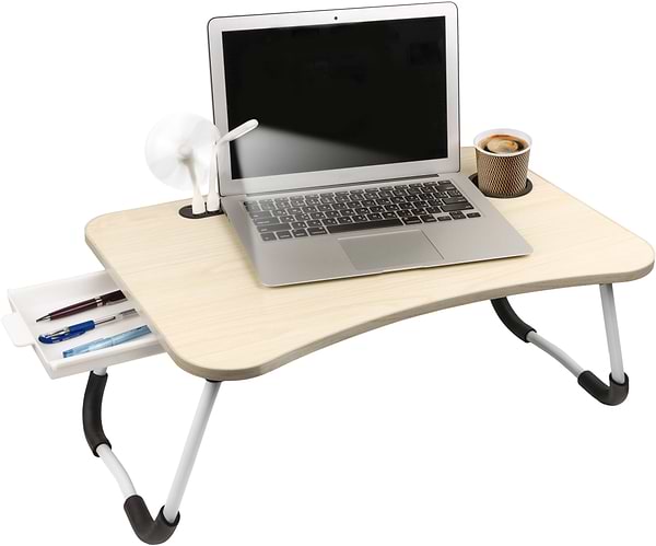 Фото - Стіл для ноутбука Dyxon Transformix 2 USB LED Fan White Apple (DXN-snb-tmx2wapp)