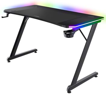 Стіл комп'ютерний Trust GXT 710 Luminus Pro RGB Black (25419) - Фото 1