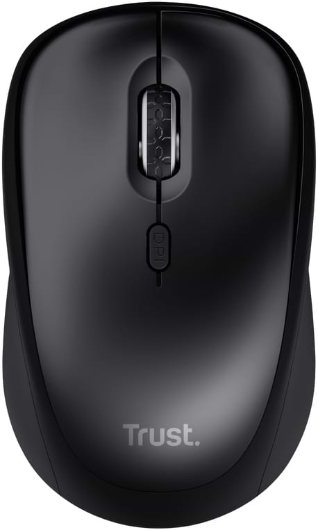 Миша бездротова Trust Yvi+ Silent Glossy  Black (25512) - Фото 1