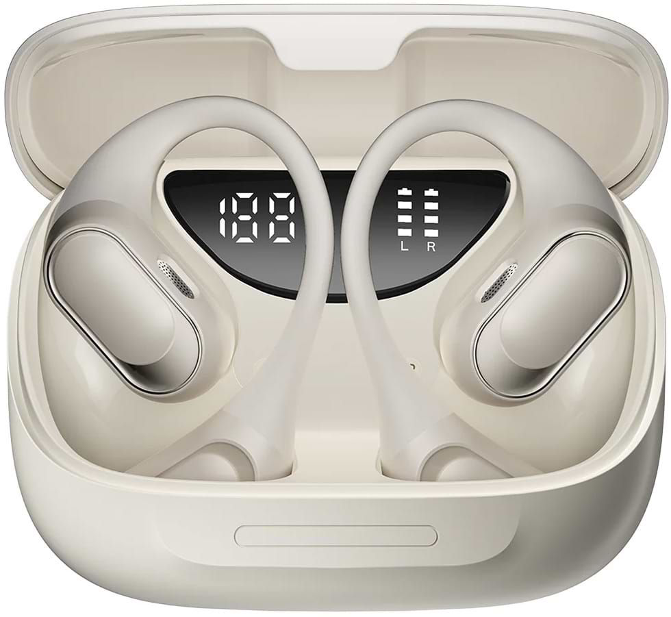 Навушники вкладиші бездротові TWS Blackview AirBuds 200 White - Фото 1