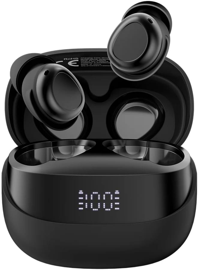 Навушники вкладиші бездротові TWS Blackview AirBuds 9 Black - Фото 1