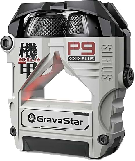 Фото - Навушники вкладиші бездротові TWS GravaStar Sirius Plus White (GSP9PLUS_WHT)
