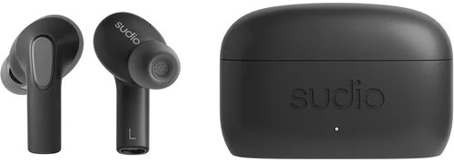 Фото - Навушники вкладиші бездротові TWS Sudio E3 Black (E3BLK)