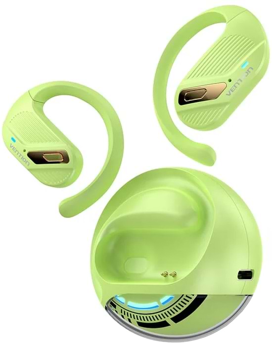 Фото - Навушники вкладиші бездротові TWS Vention OpenBeat O12 Green (NBUG0)