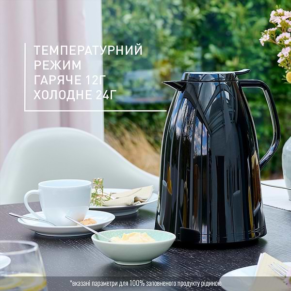 Фото - Уцінка - Термокувшин Tefal K3037212  MAMBO 1,5 л черный