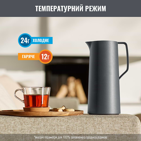 Фото - Термокувшин Tefal N4170110 MOTIVA 1,0 л антрацит