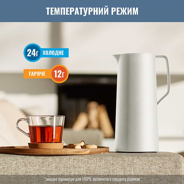 Фото - Уценка - Термокувшин Tefal N4170410 MOTIVA 1,0 л белый