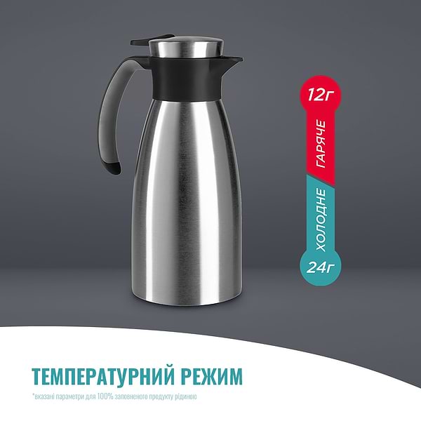 Фото - Термокувшин Tefal K3043214  Soft Grip 1,5 л Steel