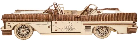 Фото - 3D пазлы Ugears Кабриолет мечты VM - 05 (70073)
