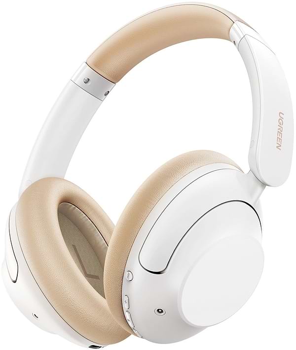 Фото - Навушники накладні бездротові UGREEN HP202 HiTune Max5 Hybrid ANC White (15809)