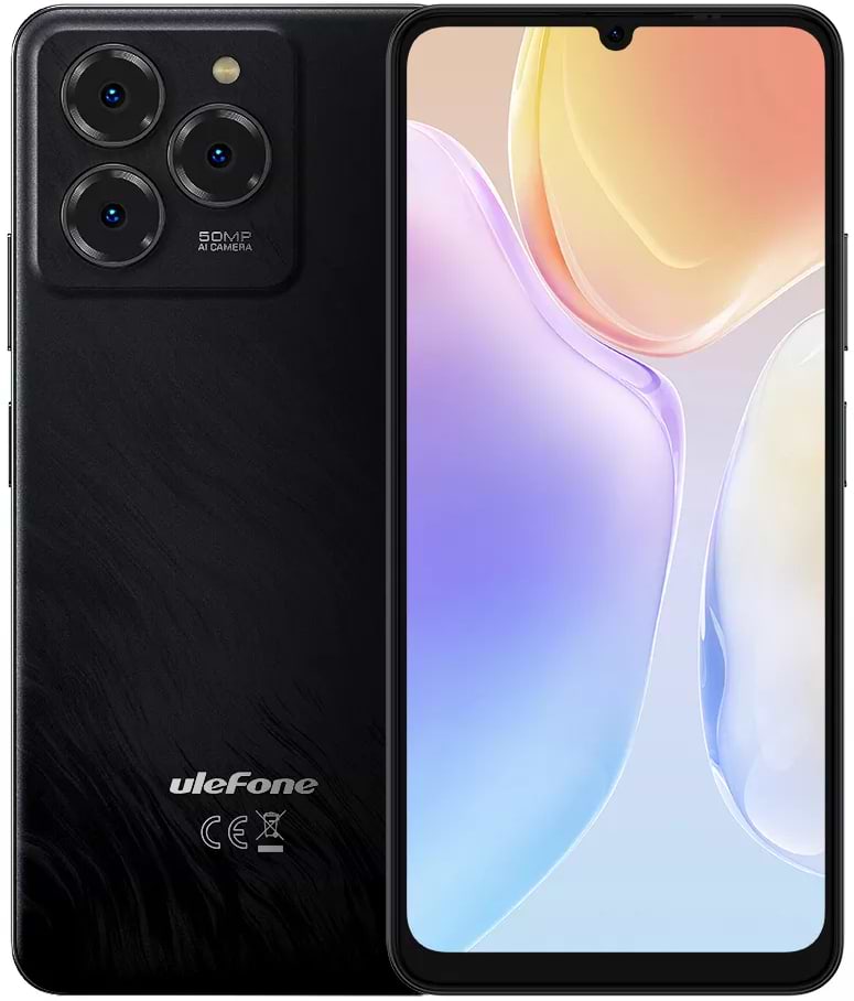 Смартфон Ulefone Note 20 Pro 4/128Gb 4G Satin Black - Фото 1