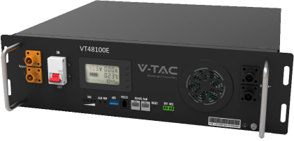 Батарея для сонячного інвертора V-TAC LiFePO4 51,2V 100Аh 5.12kWh (VT48100E-P2)