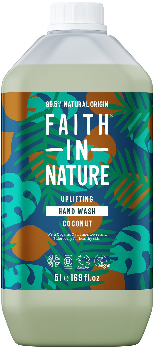 Рідке мило для рук Faith In Nature Натуральне з кокосом 5 л (6.65350)