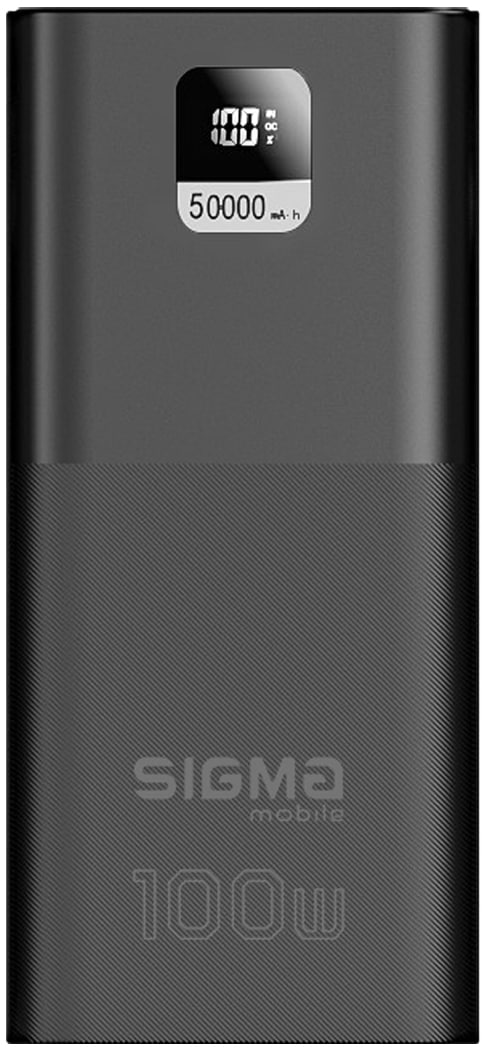 Батарея мобільна Sigma mobile X-power SI50A6QLX black (50000mAh, PD100W) - Фото 1