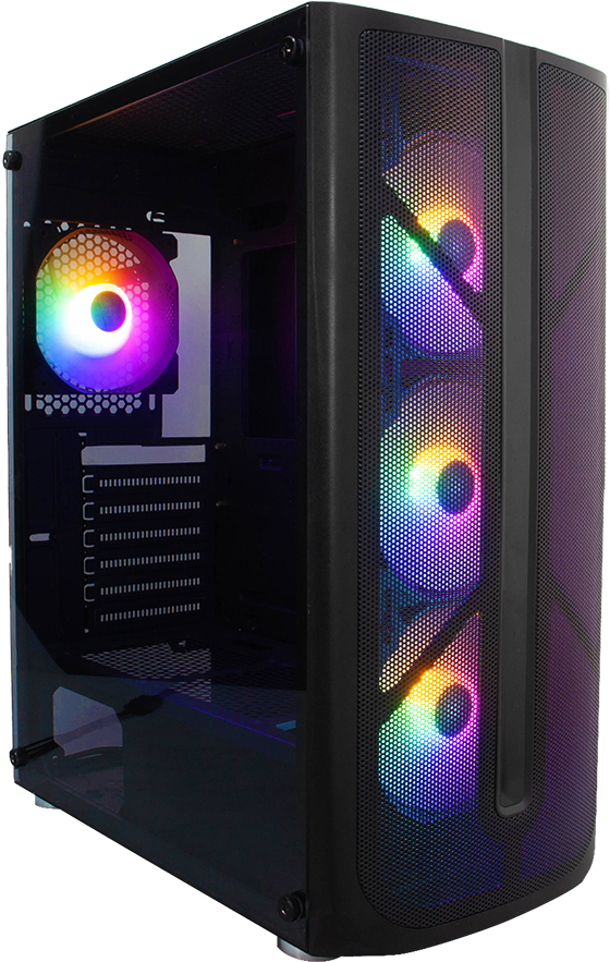 Корпус 1stPlayer X4-BK-4F1-PS-750FK-EU Black 750W