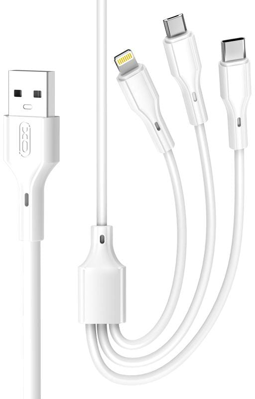 Кабель синхронізації даних XO 2.4A  3 in 1 data cable (CB-23U3)