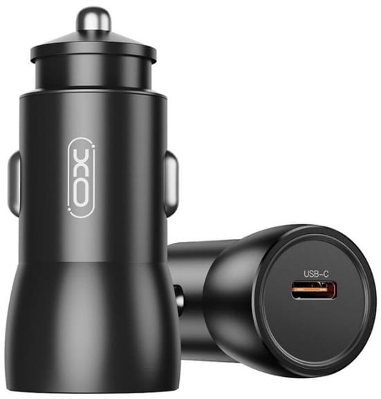 Автомобильное зарядное устройство XO CC57 25W Metal Car Charger Type-C PD (CC57_Black)