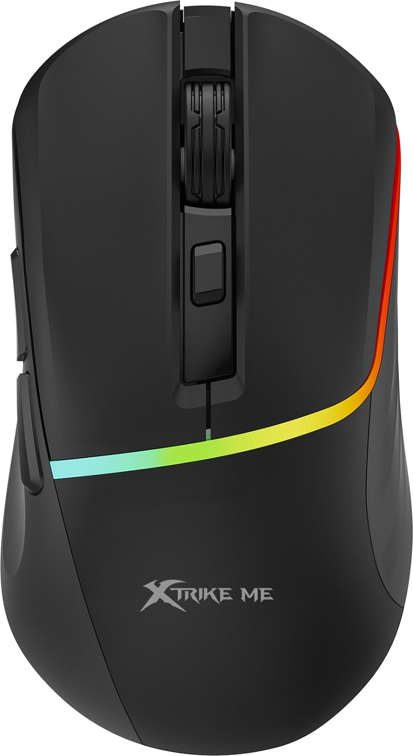 Купити Миша бездротова ігрова XTRIKE ME Bluetooth+2.4G (GW-322BK) - Фото 1 Миша бездротова ігрова XTRIKE ME Bluetooth+2.4G (GW-322BK) - Фото 1