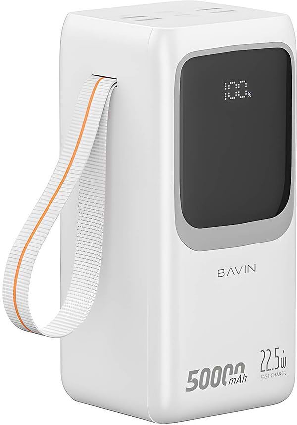 Фото - Батарея мобільна Bavin PC1032S 50000 mAh FAST CHARGING 22.5W White (Y-PC1032S WH)