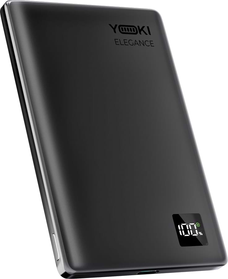 Батарея мобільна YOKI Magnetic Elegance 15W 5000 mAh (YK-MPE515 Black) - Фото 1