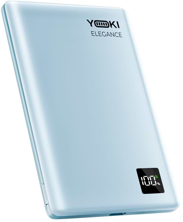 Батарея мобільна YOKI Magnetic Elegance 15W 5000 mAh (YK-MPE515 Blue) - Фото 1