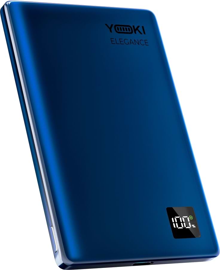 Батарея мобільна YOKI Magnetic Elegance 15W 5000 mAh (YK-MPE515 Deep Blue) - Фото 1