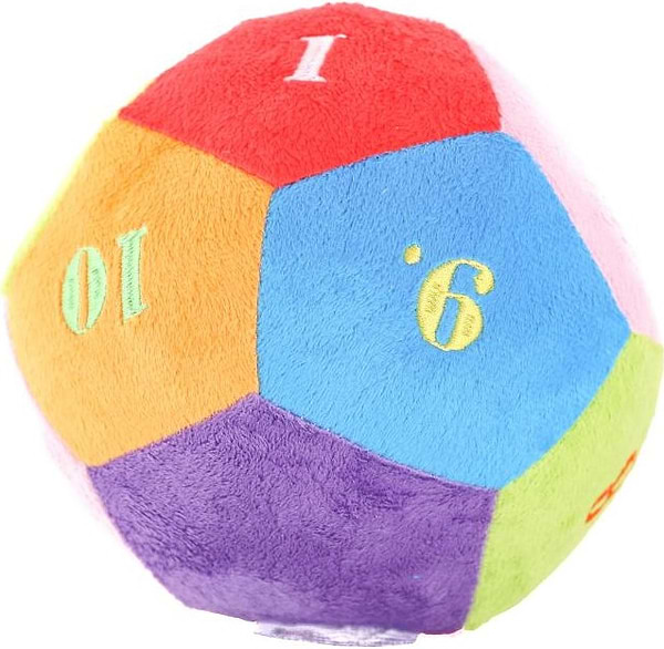 Фото - Мягкая игрушка подушка Tigres Мячик с цифрами, (ІГ-0001)