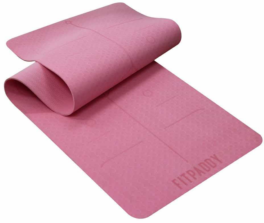 Килимок для йоги та фітнесу FITPADDY MAT01PK