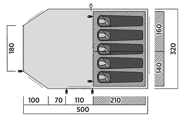 Фото - Палатка Easy Camp Hamra 5 (120495)