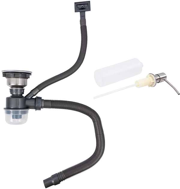 Фото - Мойка кухонная VALESO 50х45 нержавейка Handmade (сифон круглый, 3,0/0,8)