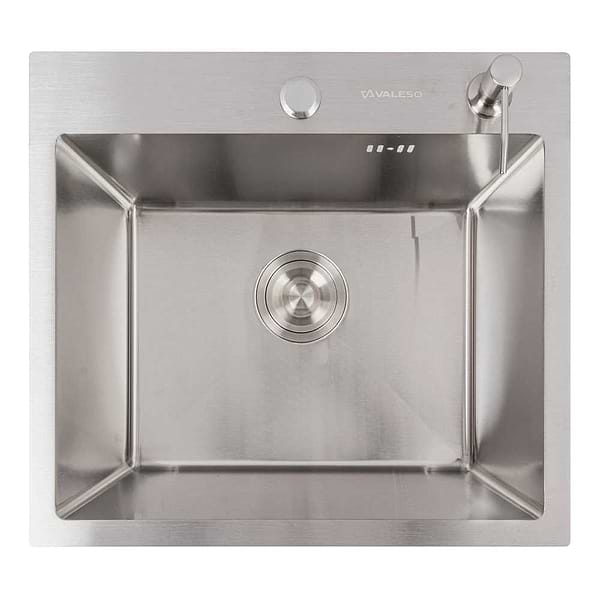 Фото - Мойка кухонная VALESO 50х45 нержавейка Handmade (сифон круглый, 3,0/0,8)