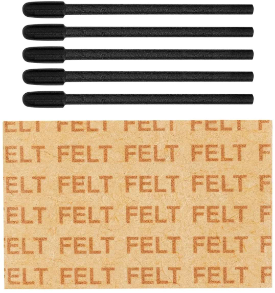 Набор наконечников для пера для графического планшета Wacom Felt (фломастер) для Pro Pen 3, 10 шт. (ACK24819Z)