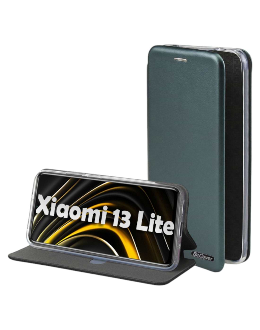 Чохол для смартфону BeCover Exclusive for Xiaomi 13 Lite Dark Green (709051) - Фото 1