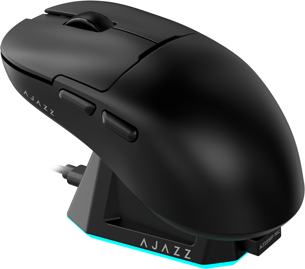 Миша бездротова ігрова Ajazz AJ159P MC -3 Mod-Black-Pixart 3311 (AJ159P-MC-B) - Фото 1