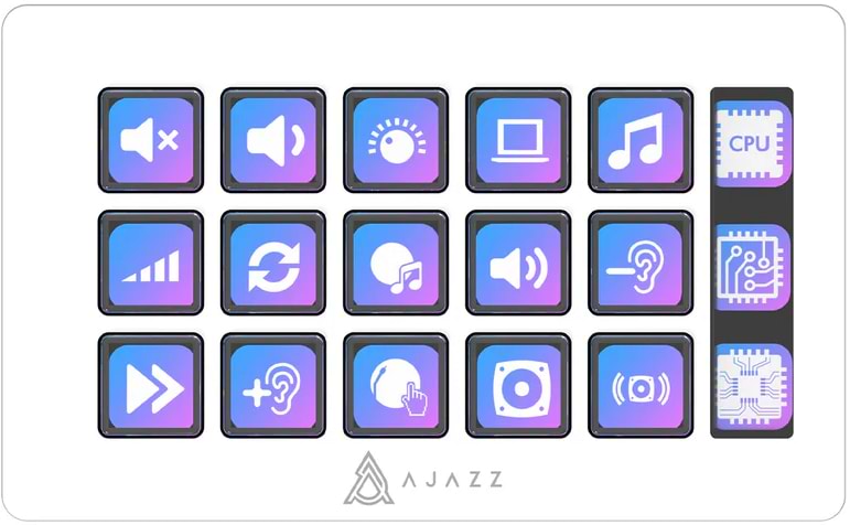 Пульт керування трансляцією Ajazz AKP153E USB White (AKP153E-W)