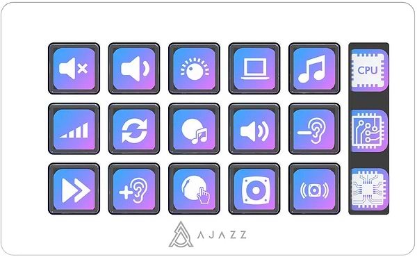 Фото - Пульт керування трансляцією Ajazz AKP153E USB White (AKP153E-W)