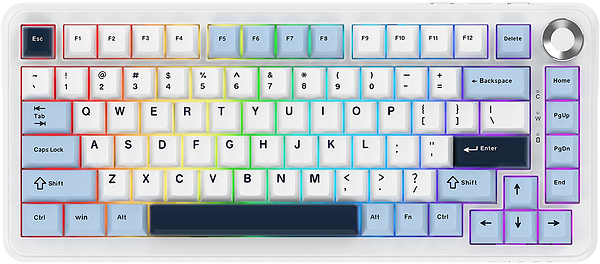 Фото - Клавіатура бездротова ігрова Ajazz AK820 MAX PLUS (AK820MAX-DD-BWD)