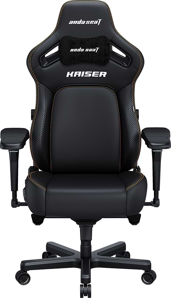 Фото - Крісло для геймерів Anda Seat Kaiser 4 Size L Black Premium PVC (AD12YDDC-L-20-B-PV/C)