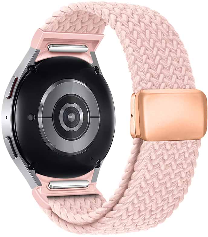 Ремешок для смарт-часов Armorstandart Braided Solo Loop for Samsung Galaxy Watch 7 / FE / 6 / 6 Classic / 5 / 5 Pro / 4 / 4 Classic Rose Gold (ARM86841) - Фото 1